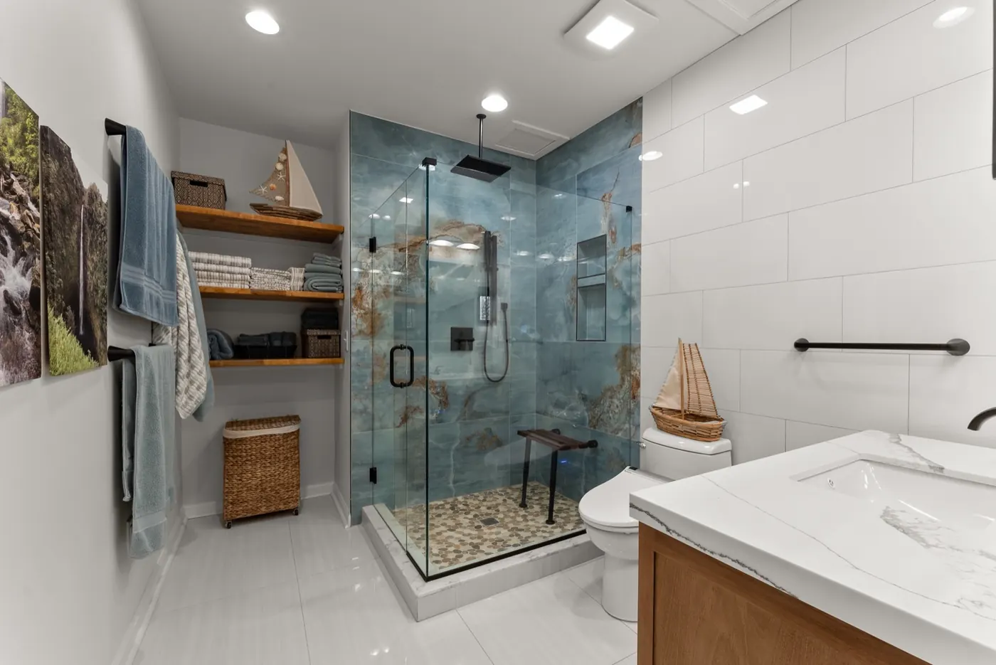 Bathroom after renovation